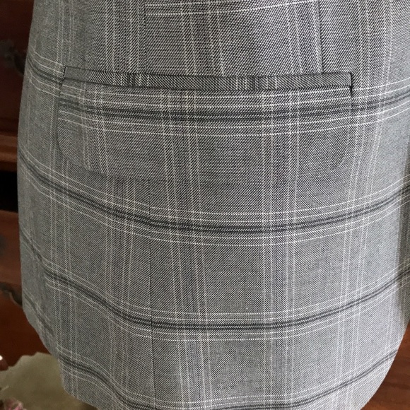 DKNY Jeans Grey Plaid Men’s Sport Coat Size Small - Picture 7 of 12